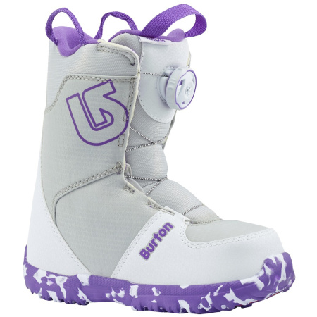 Ботинки с/б Burton Grom Boa B (white/purple) 18