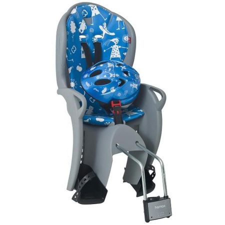 Кресло для детей Hamax Kiss Safety Package + шлем 551088 (серый/синий) 18