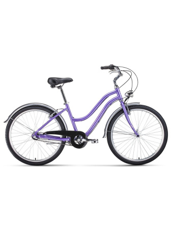 Велосипед Forward Evia Air 2.0 26 W (фиолетовый/белый) 21