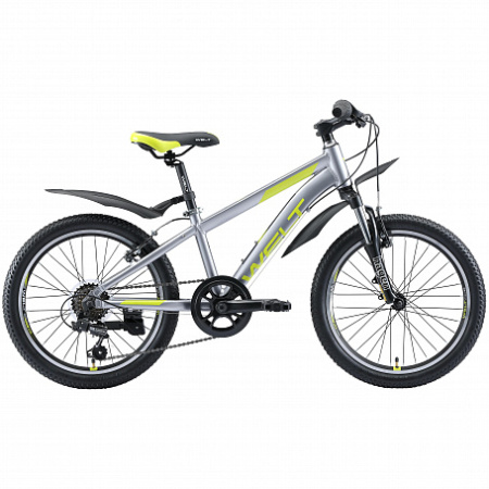 Велосипед Welt Peak 20 Jr (matt silver/acid green) 20
