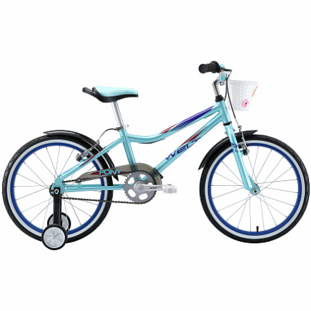 Велосипед Welt Pony 20 Jr (aqua blue/blue) 20