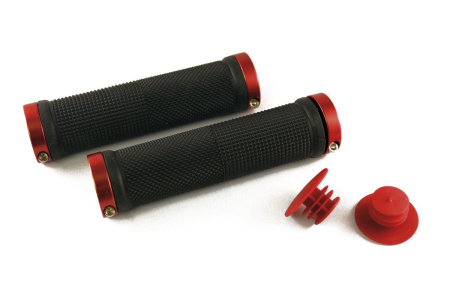 Грипсы Clark's CL0201 130mm (black/red) 18