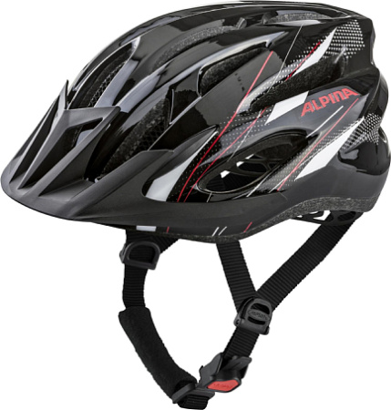 Шлем Alpina MTB 17 (black/white/red) 21