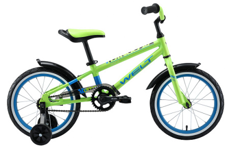 Велосипед Welt Dingo 16 Jr (acid green/blue) 21
