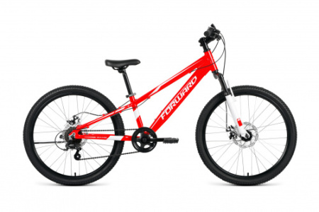 Велосипед Forward Rise 2.0 Disc 24 Jr (красный/белый) 21