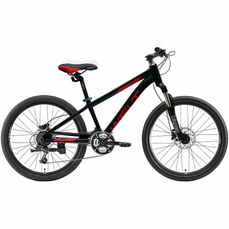 Велосипед Welt Peak 24 1.0 HD Jr (matt black/red) 20